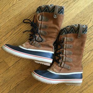 SOREL JOAN OF ARCTIC KNIT LINED WINTER BOOT